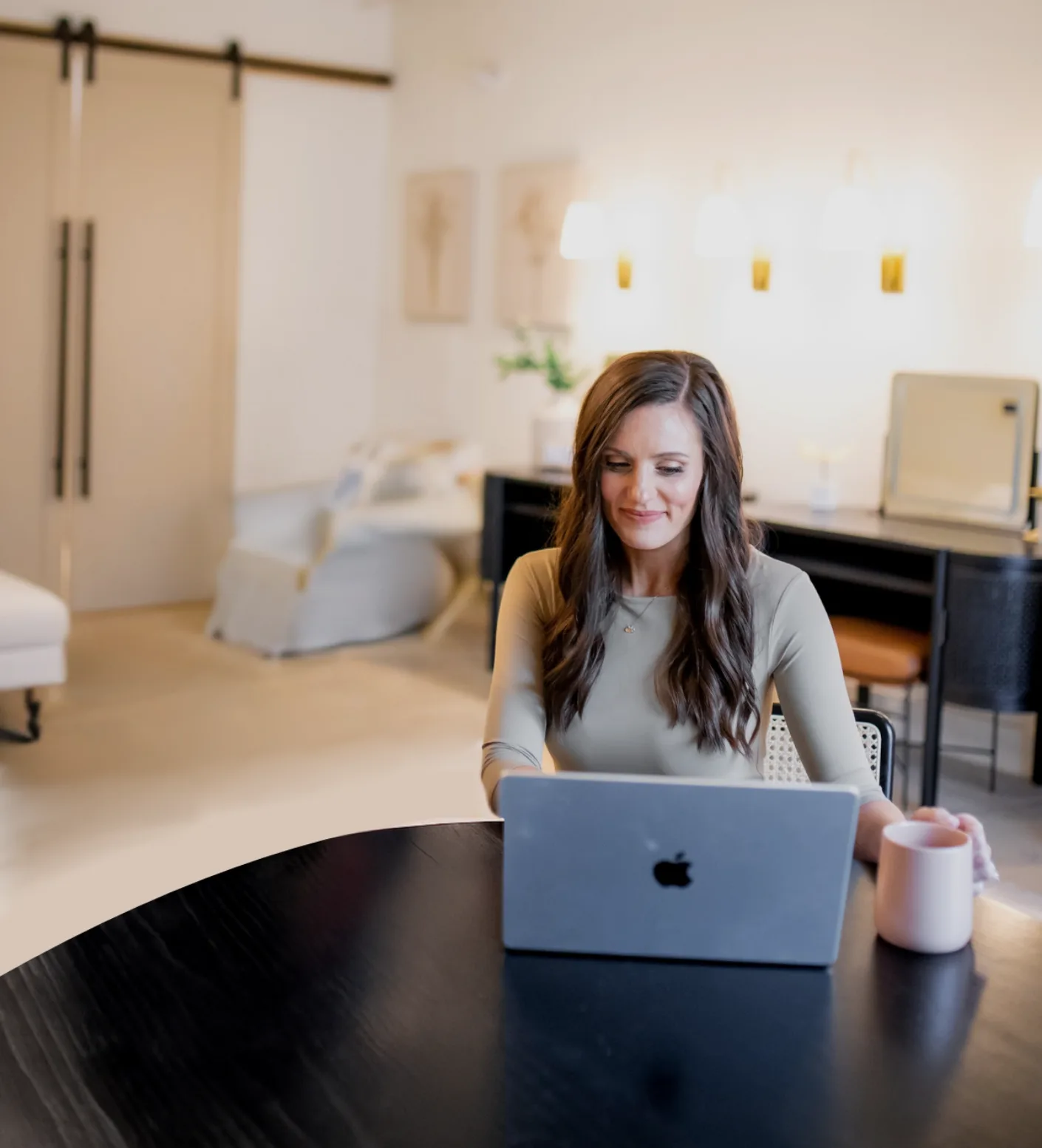 Megan Cryder working with patients